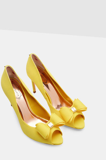Alifair Bow Detail Peep-Toe Courts