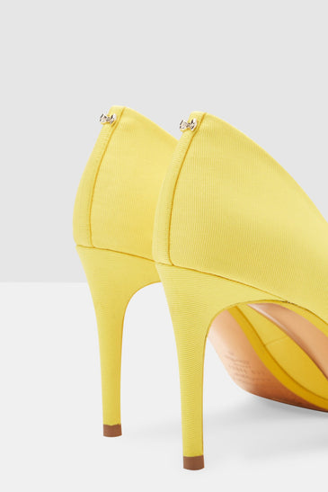 Alifair Bow Detail Peep-Toe Courts