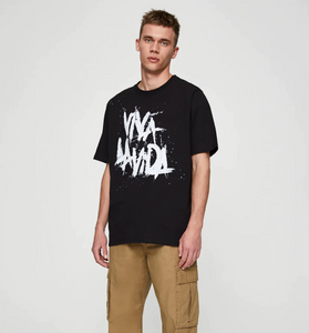 T-Shirt With All Over Christmas Print