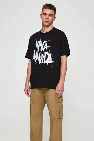 T-Shirt With All Over Christmas Print