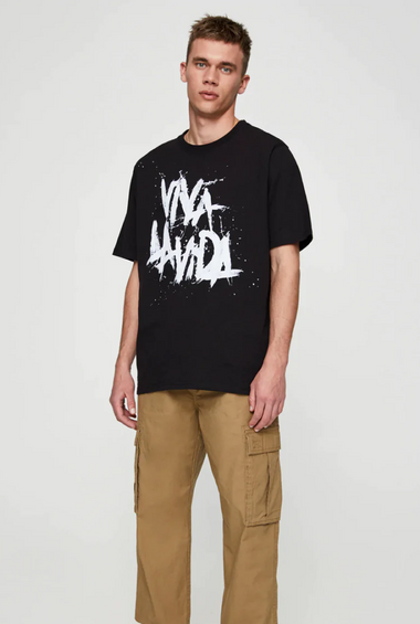 T-Shirt With All Over Christmas Print