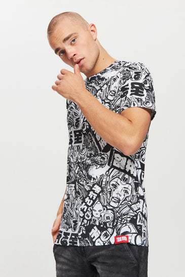T-Shirt With All-Over Print